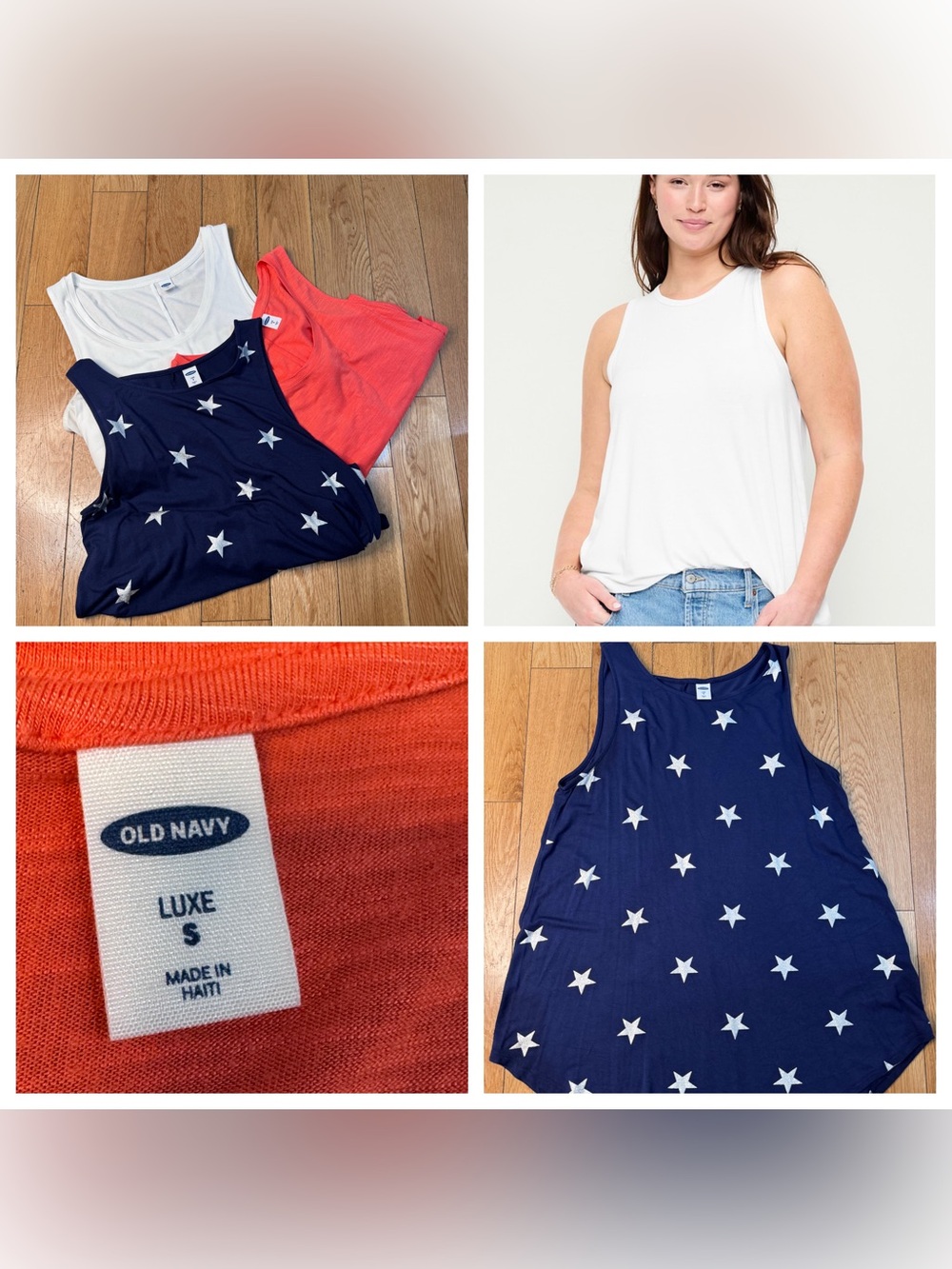Old Navy 3 Tank Tops Lux Slub Super Soft